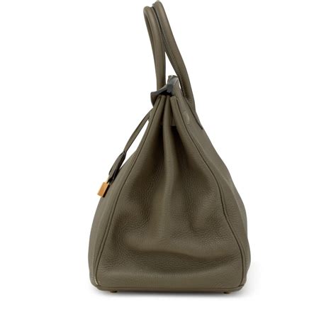 Hermès Vert Canopee Togo Birkin 40 Gold Hardware, 2011 